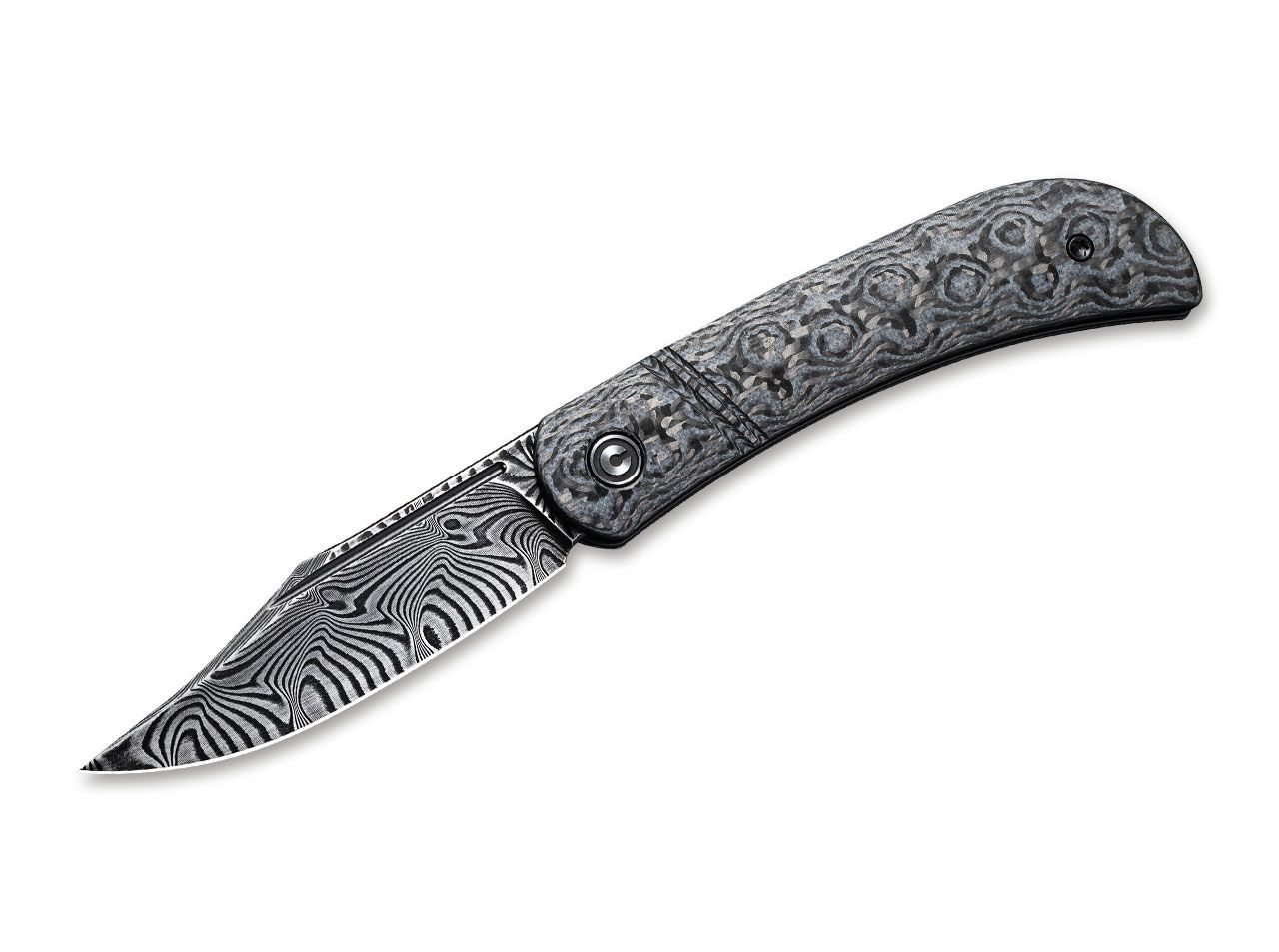 Appalachian Drifter Damascus G10 CF Grey