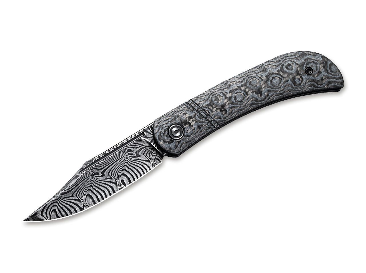 Appalachian Drifter Damascus G10 CF Grey Appalachian Drifter Damascus G10 CF Grey