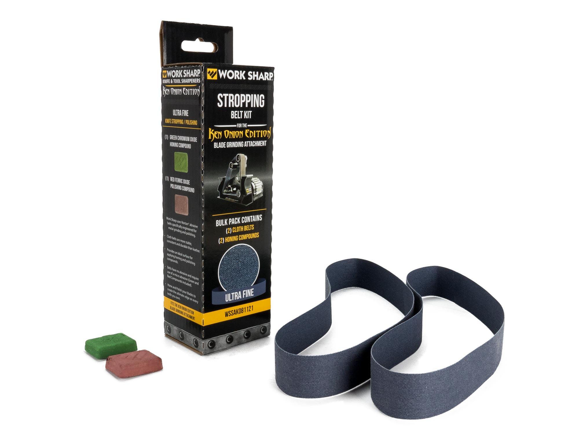 Blade Grinding Attachment Stropping Belt Kit