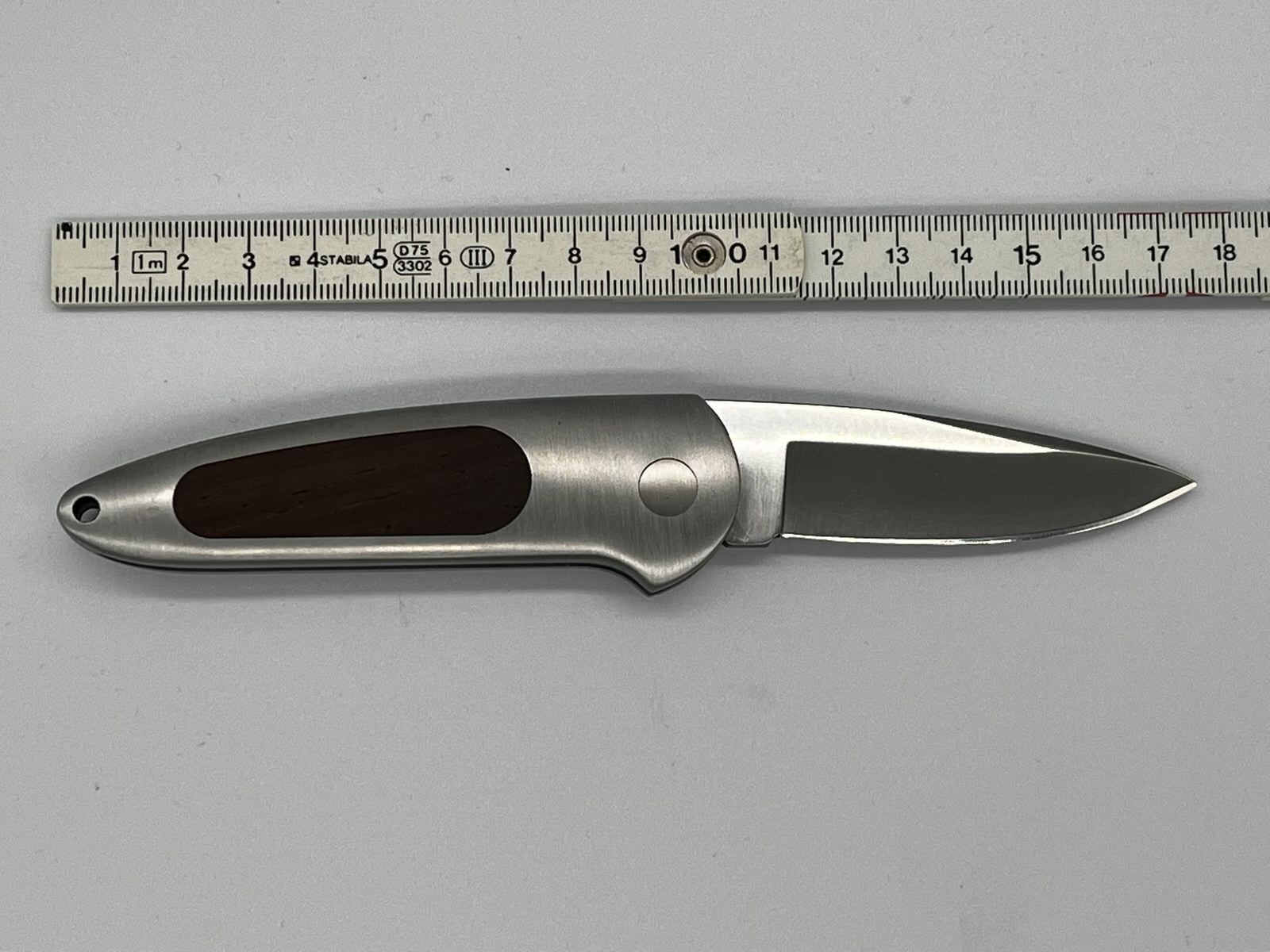 Springmesser Speedlock II mit Cocobolo Einlagen