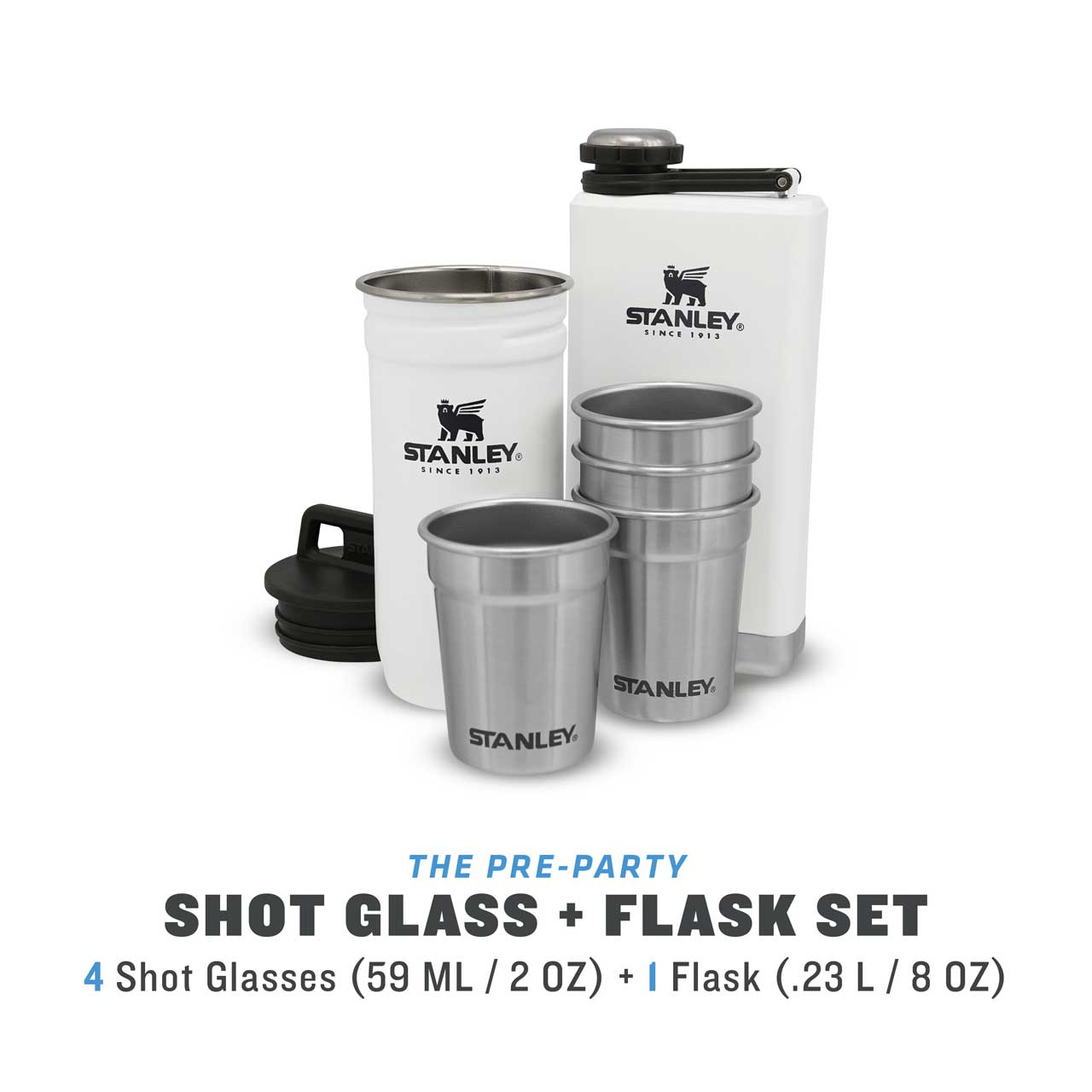 ADVENTURE SHOT & FLASK GIFT SET 236 ml