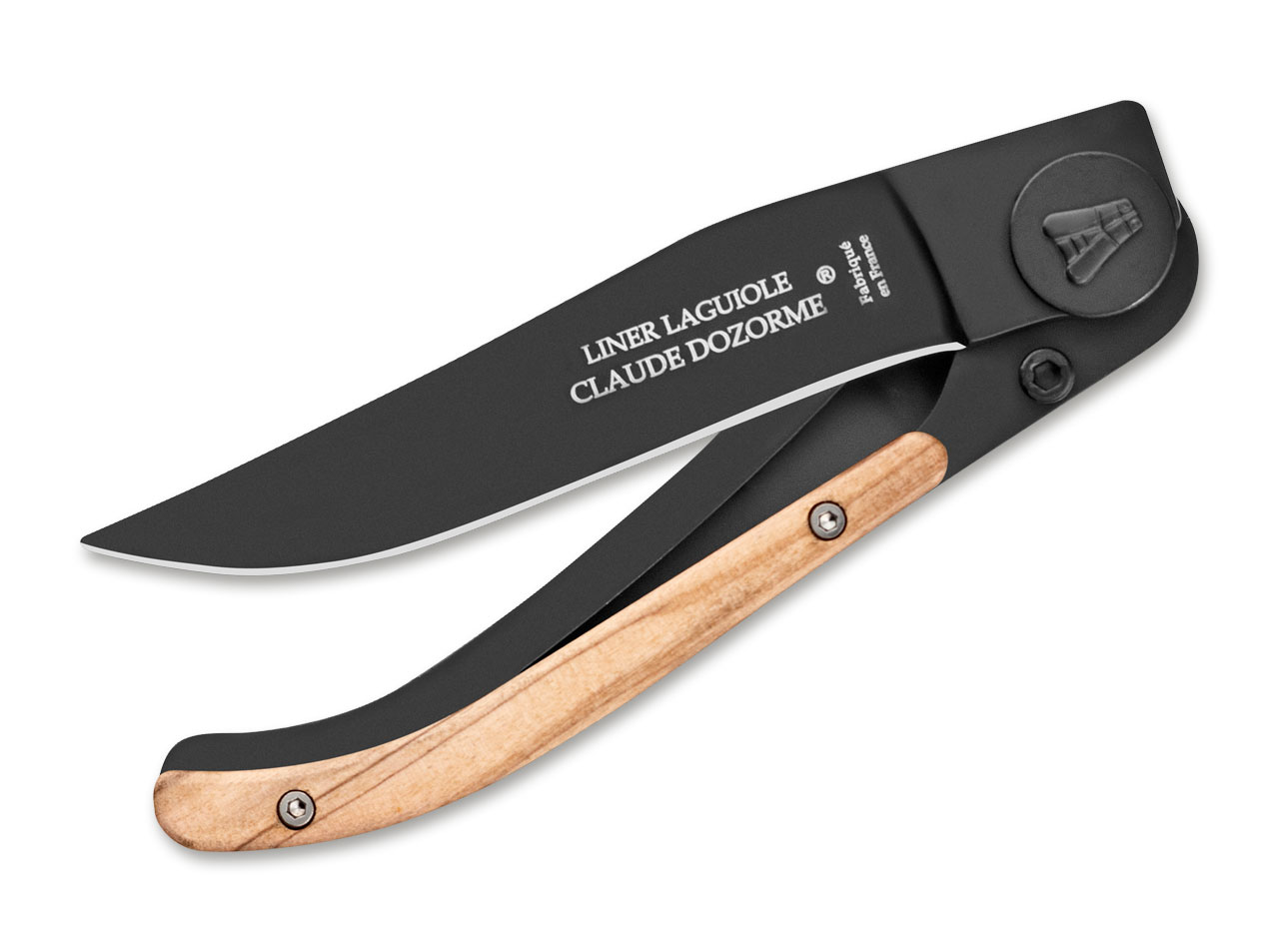 Laguiole Liner Olive Wood Black