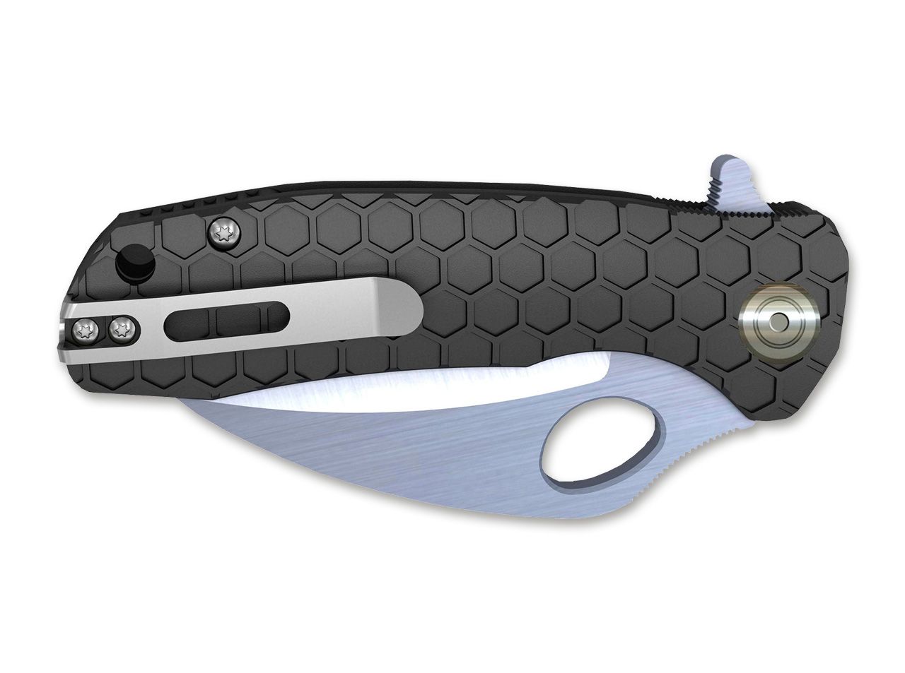 Claw Medium Black Serrated