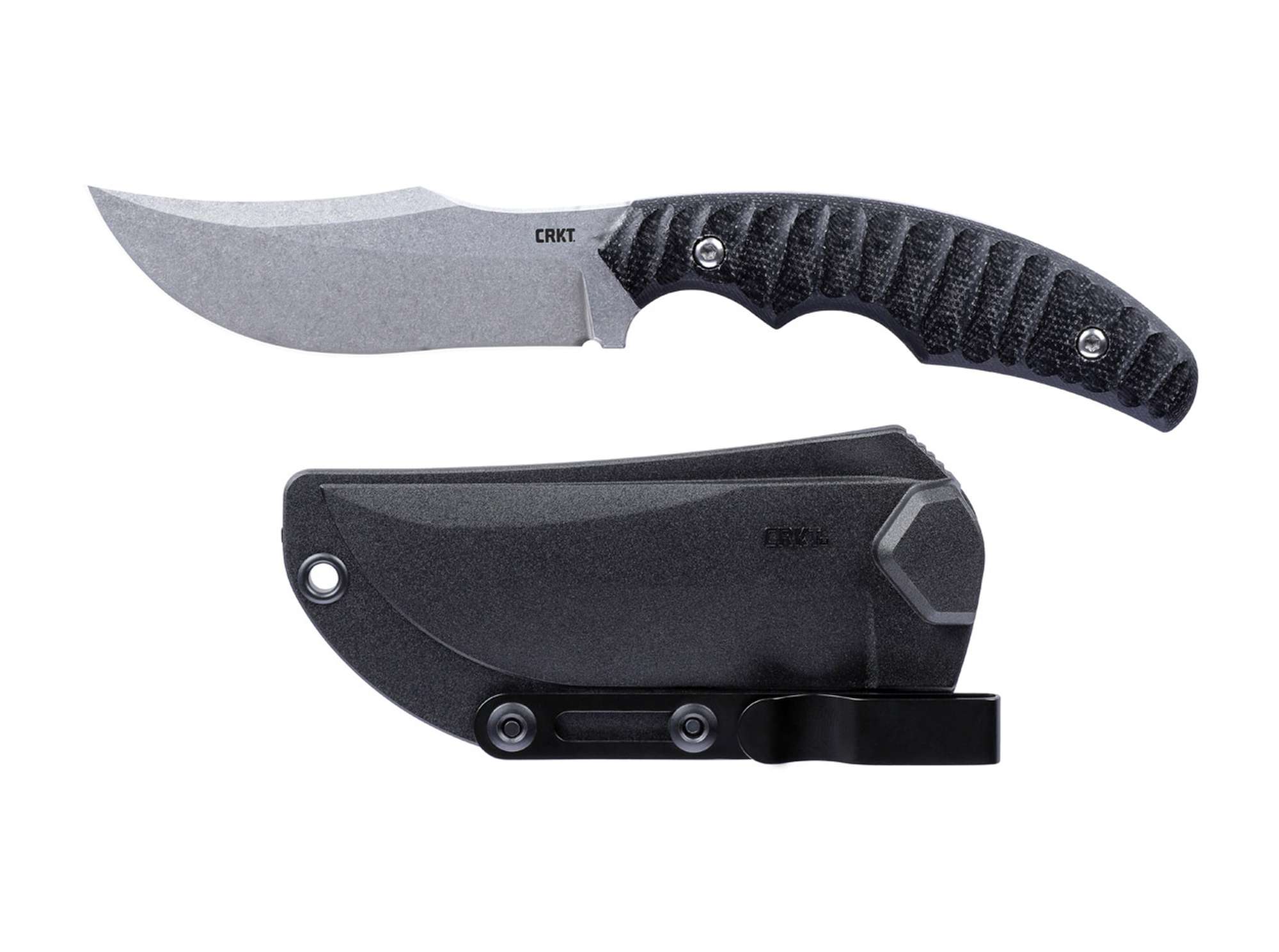 CRKT Feststehendes Messer Burrower Black Micarta