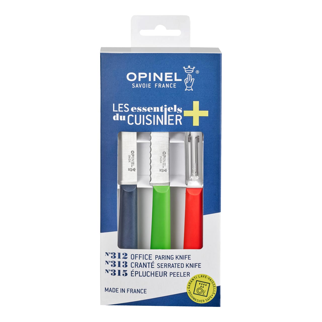Küchenmesser-Set ESSENTIELS+ Trio, rostfrei, 3 Messer