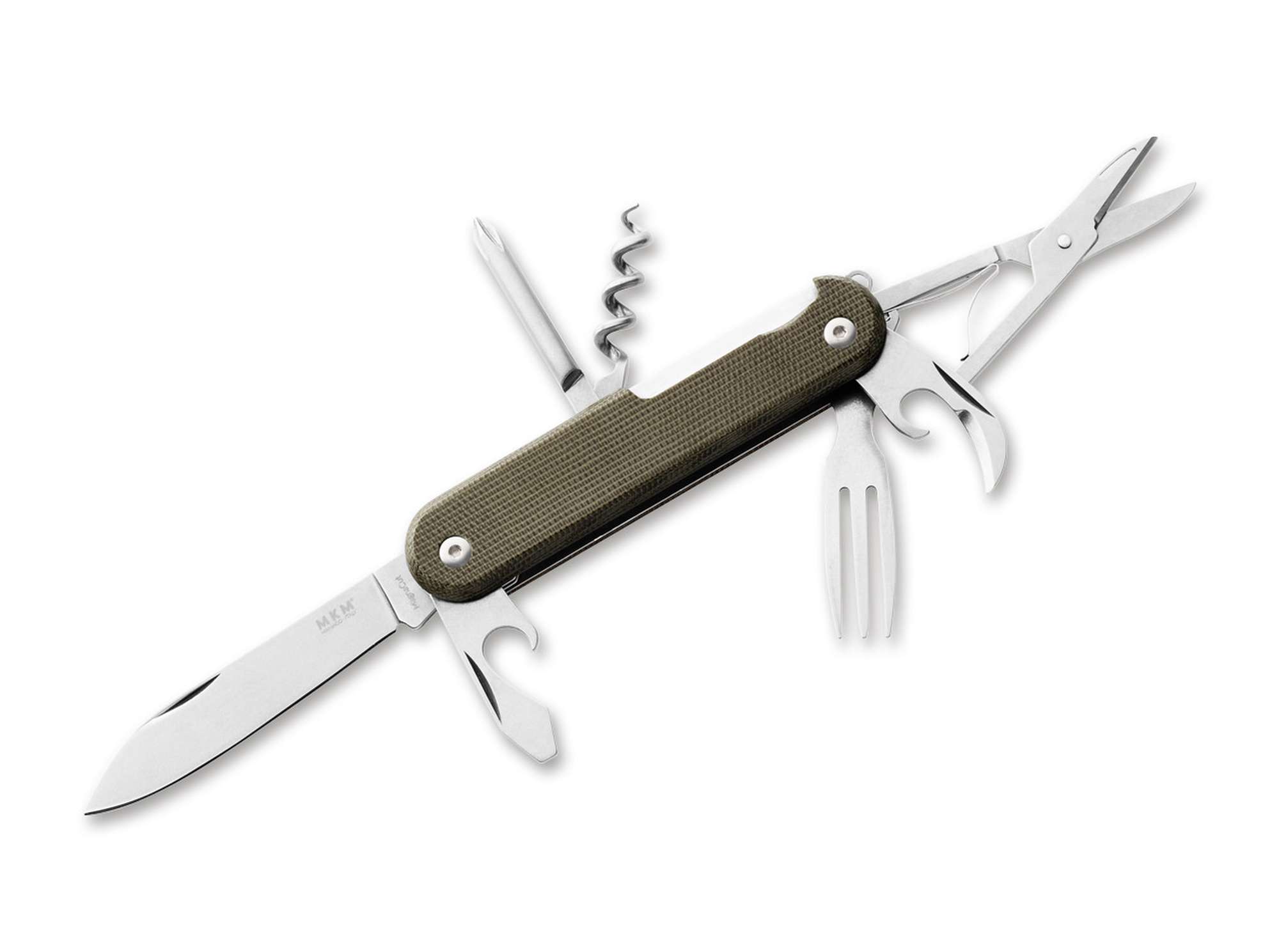Campo 7 MagnaCut Micarta Green