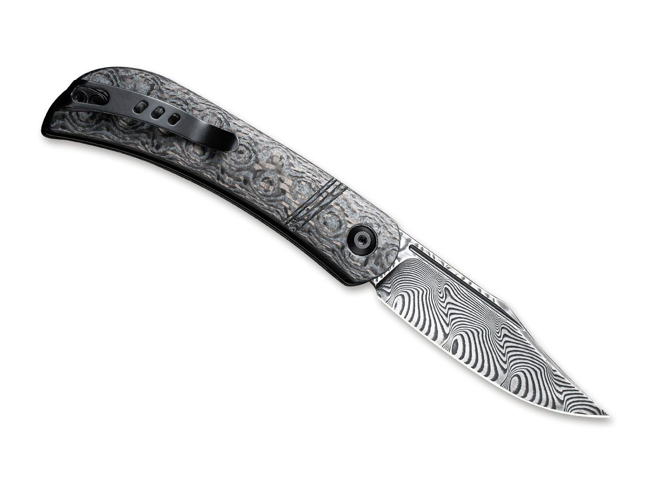 Appalachian Drifter Damascus G10 CF Grey