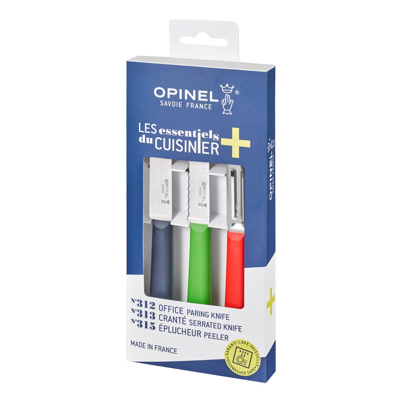 Küchenmesser-Set ESSENTIELS+ Trio, rostfrei, 3 Messer