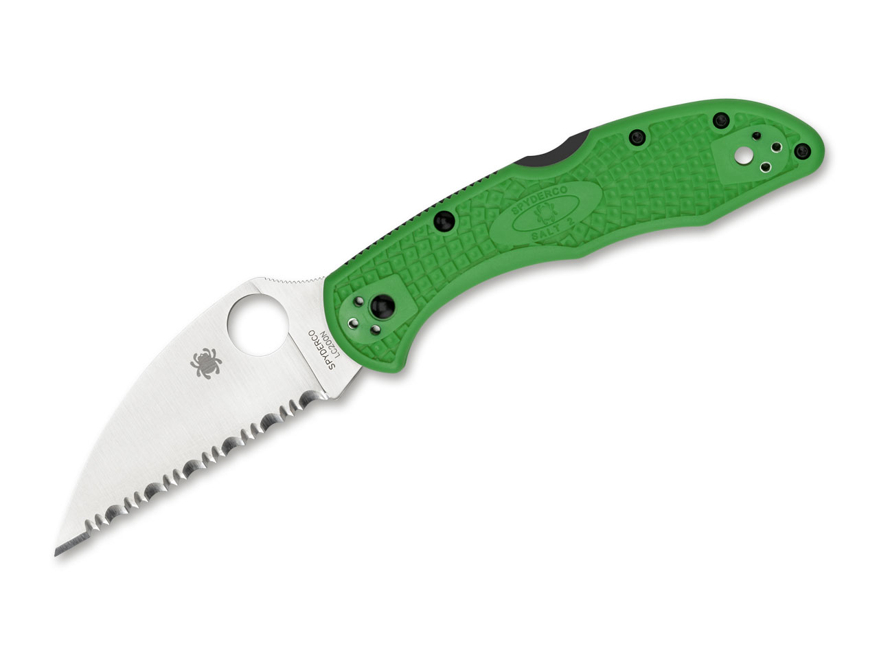 Salt 2 Wharncliffe Serrated LC200N Green