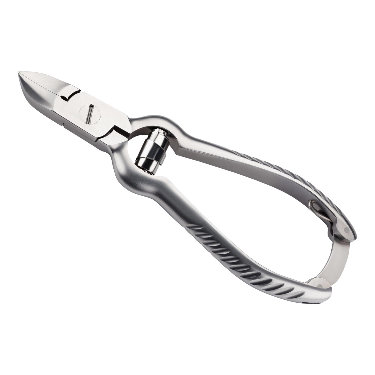 professionelle Nagelzange, rostfrei, mattiert, Feder, 13.8cm