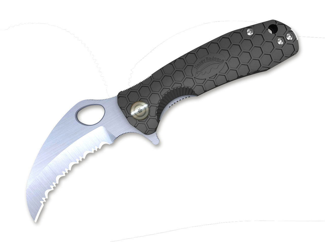 Claw Small Black Serrated