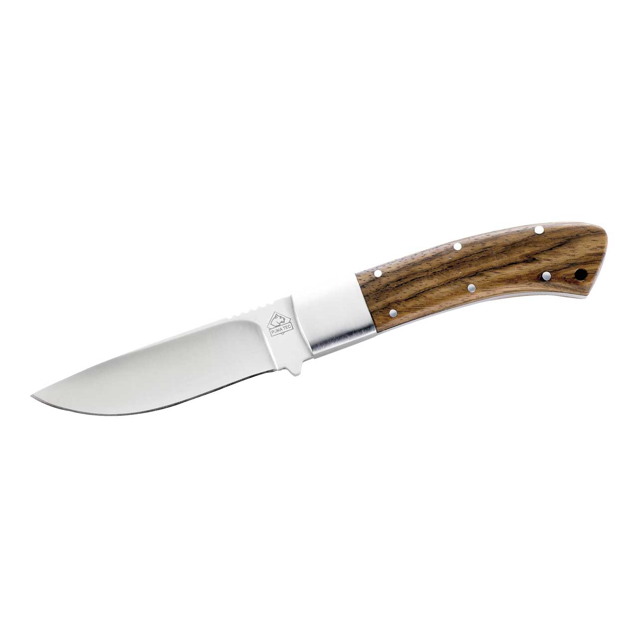 Gürtelmesser, AISI 420, Zebrawood, Lederscheide Gürtelmesser, AISI 420, Zebrawood, Lederscheide