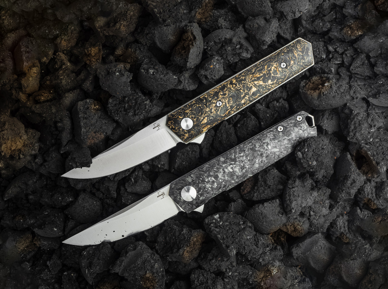 Kwaiken Compact Flipper Marble Carbon Copper