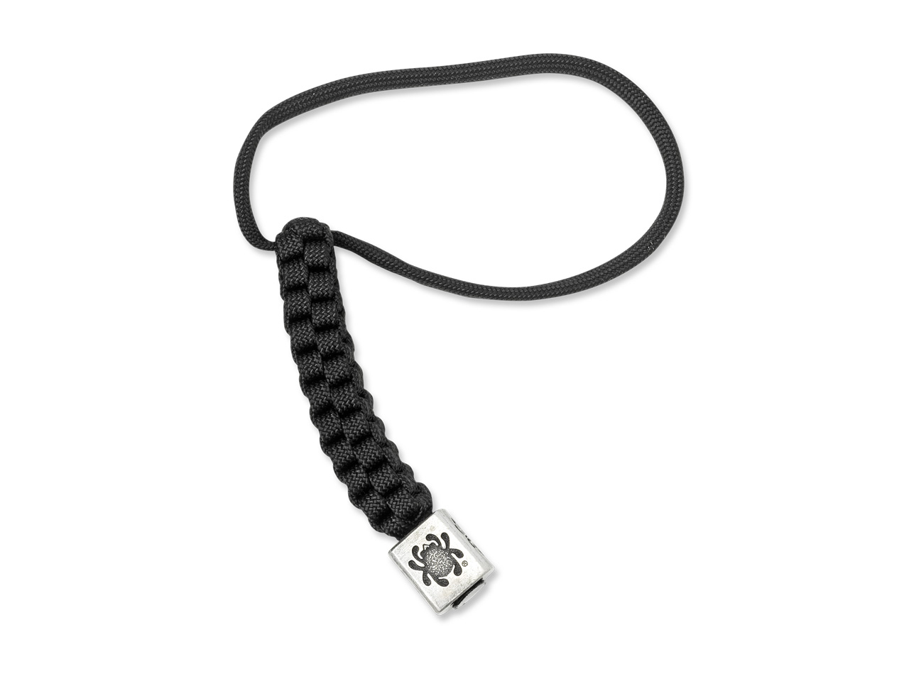 Pewter Spyder Bead Lanyard