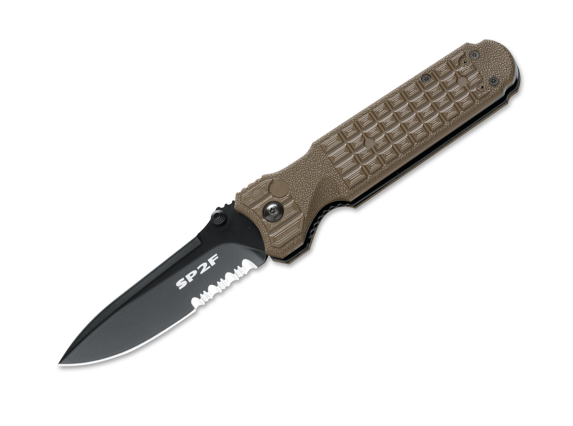 Predator II Desert Serrated