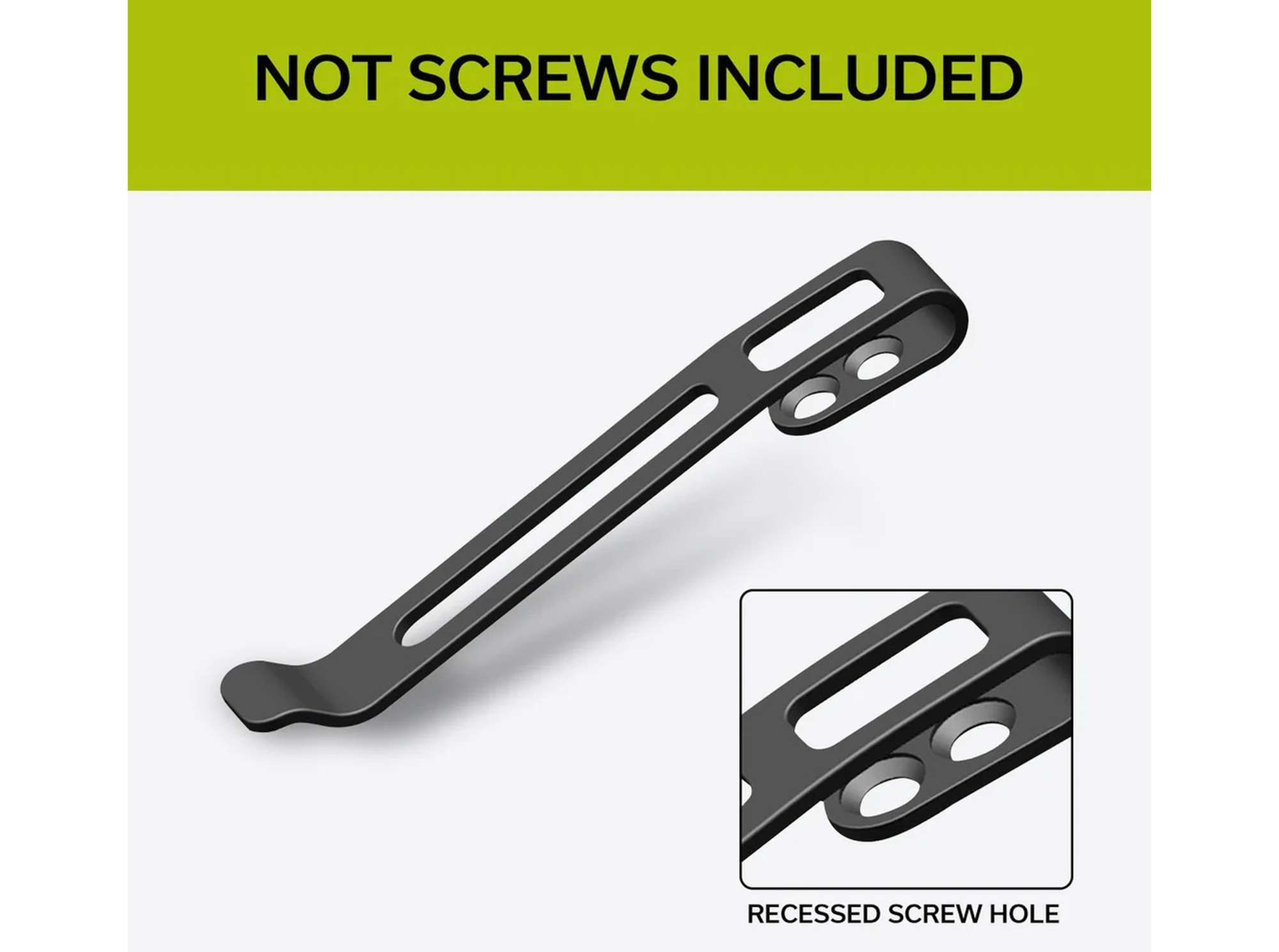 Black Stainless Steel Clip CA-05A-V1