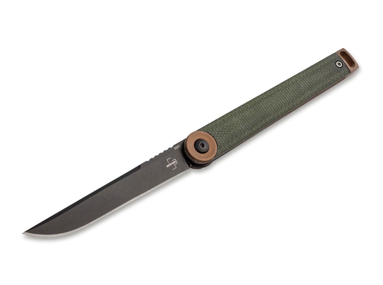 Kaizen Green Canvas Micarta