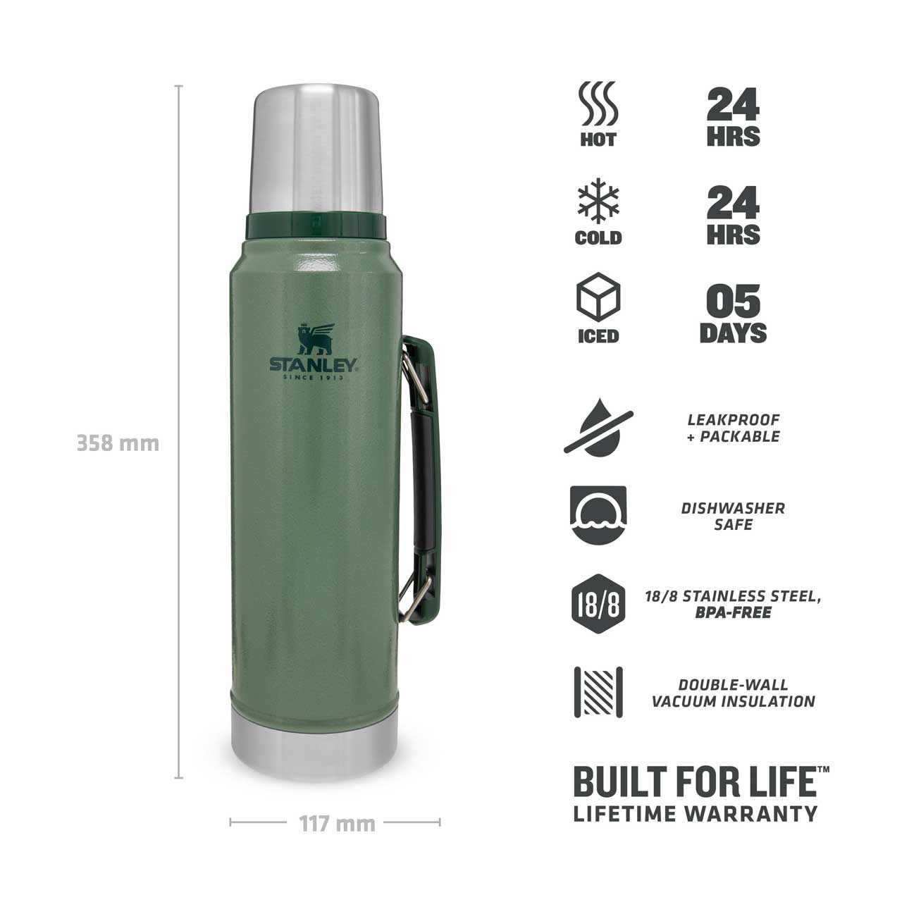CLASSIC VAKUUM-FLASCHE 1,0 l