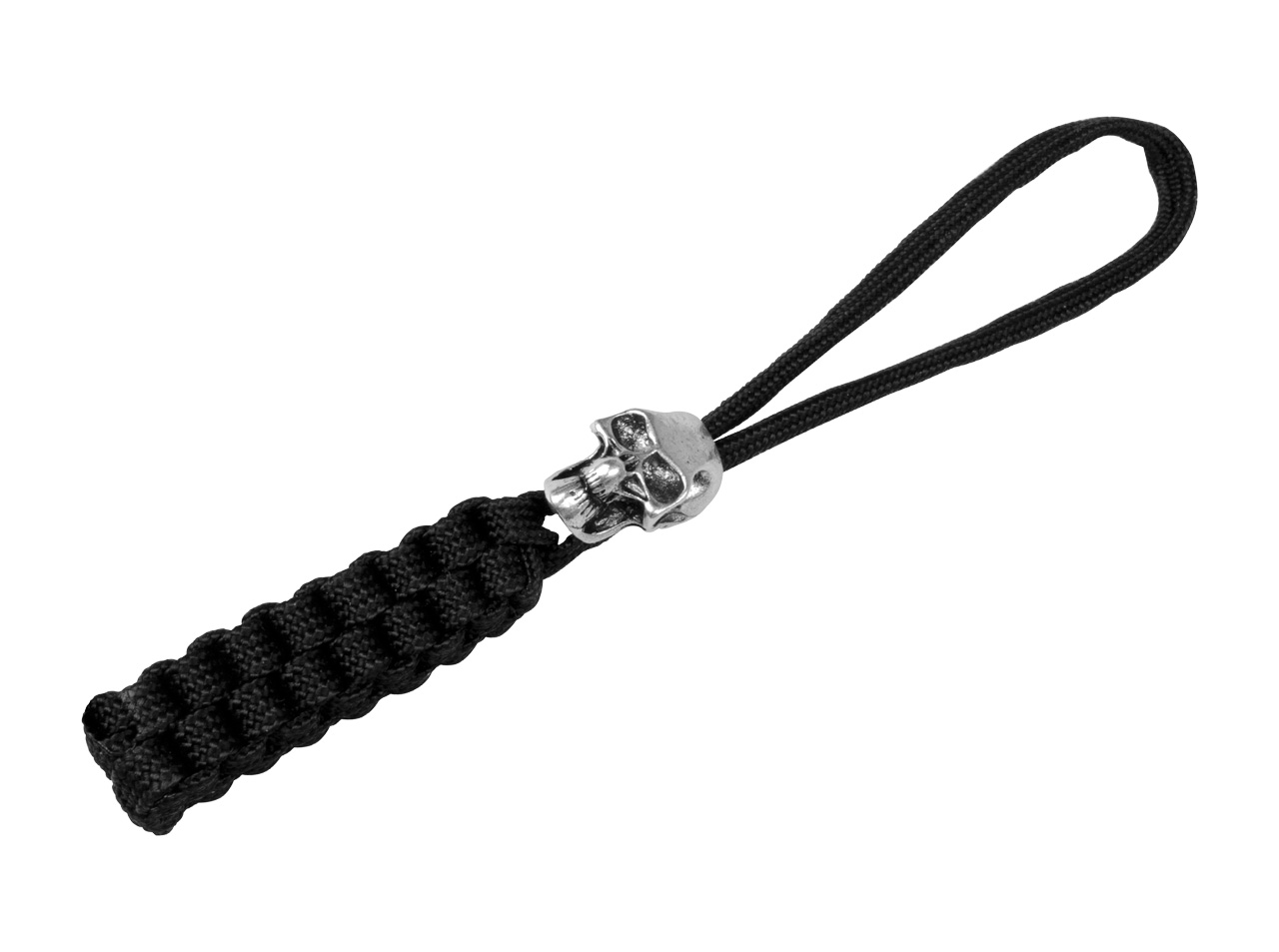 Black Skull Lanyard