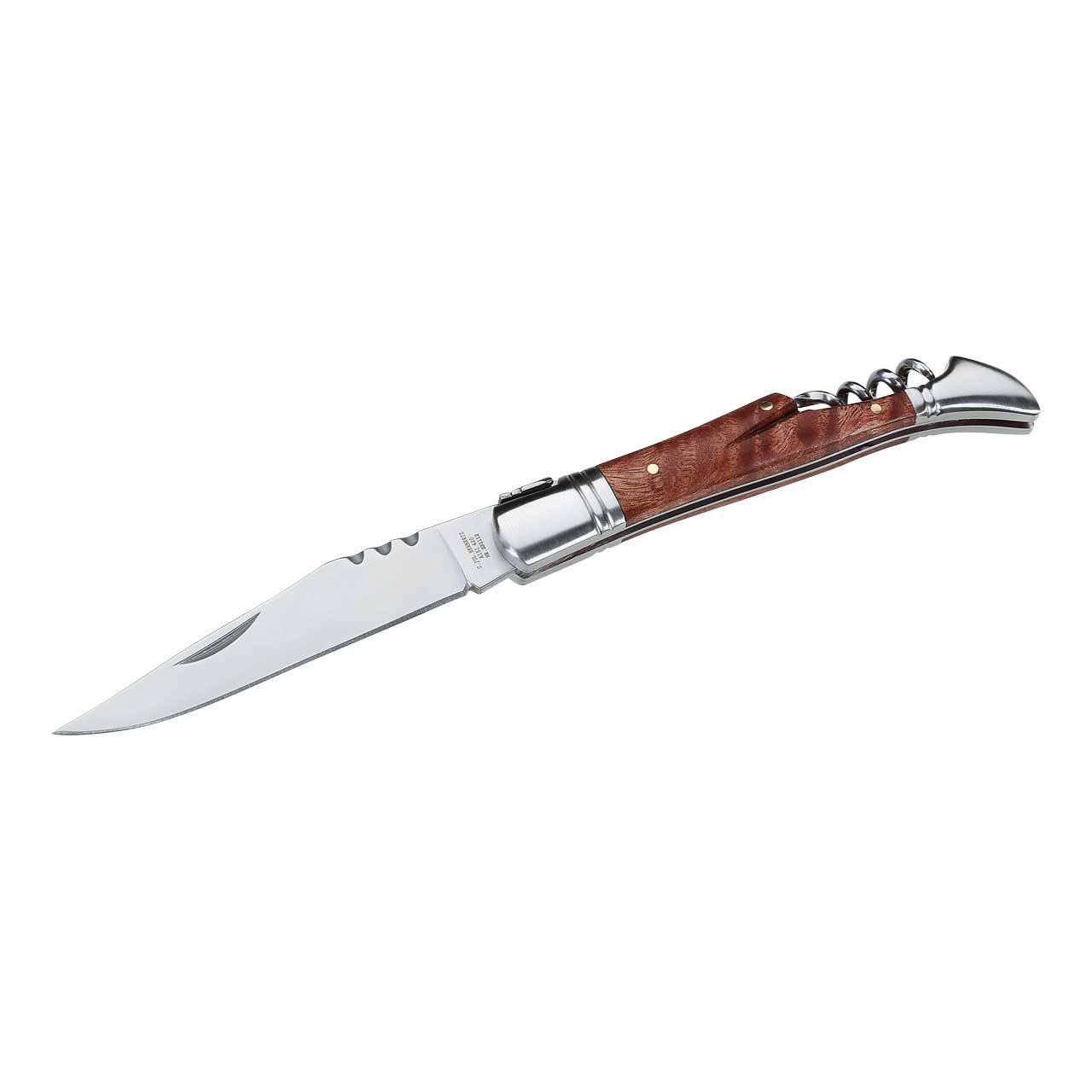 Taschenmesser, AISI 420, Quittenholz, Korkenzieher