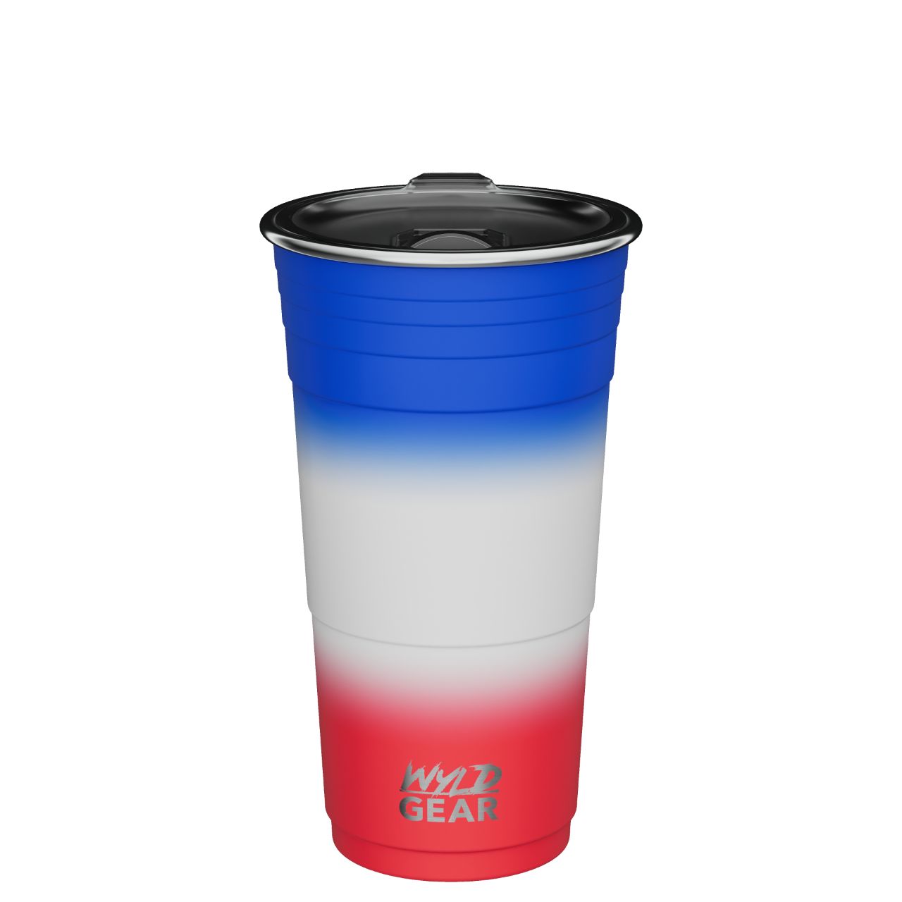 WYLD CUP 24 OZ (709 ml), red/white/blue