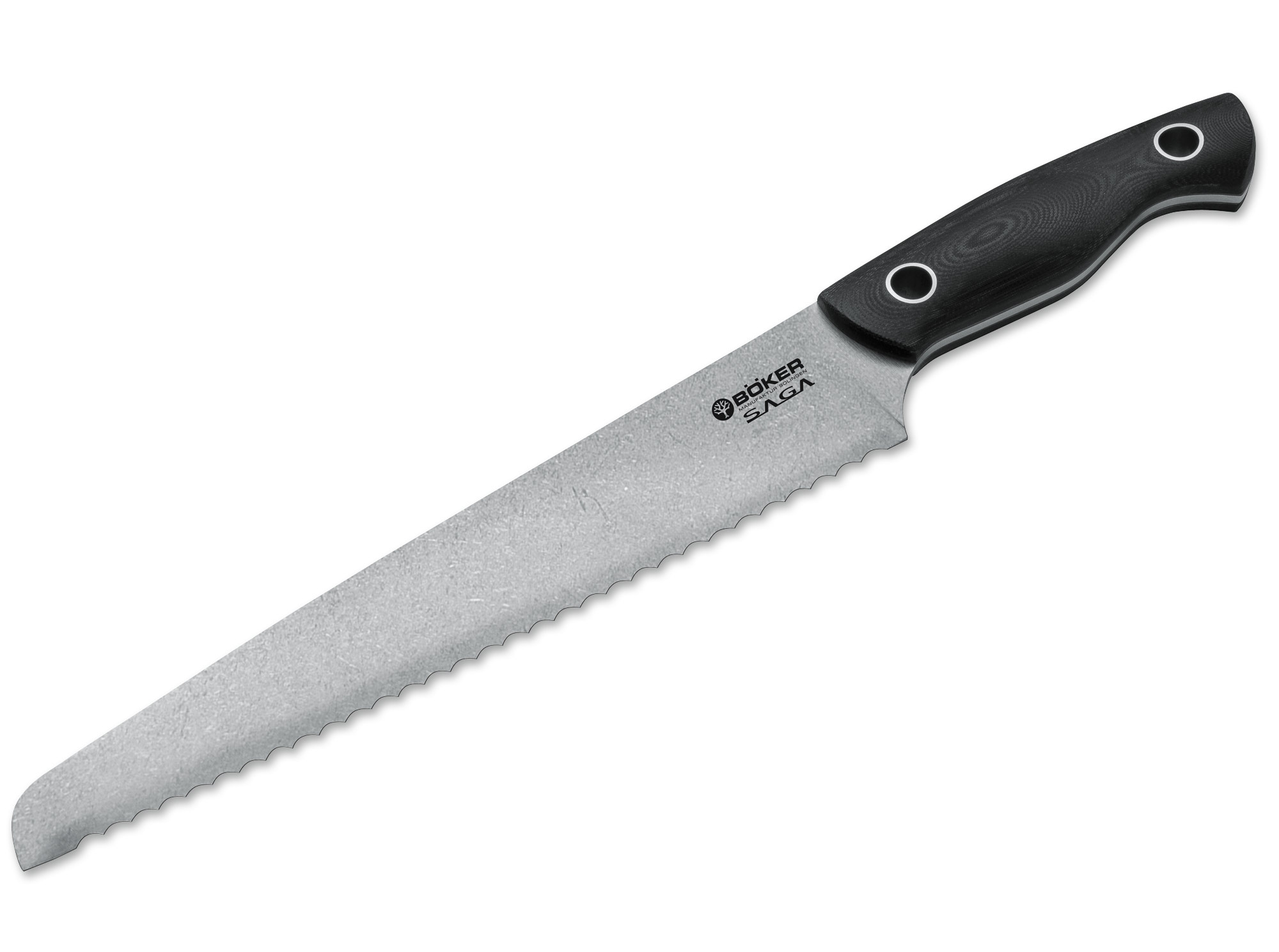 Saga Brotmesser G10 Stonewash