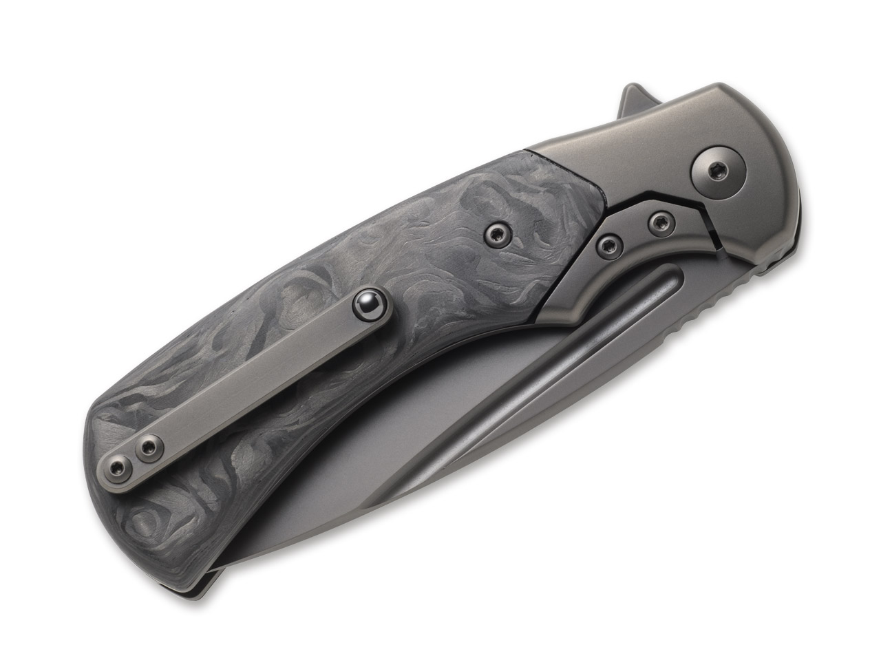 40° Anniversary Knife Marble Carbon Titan Black