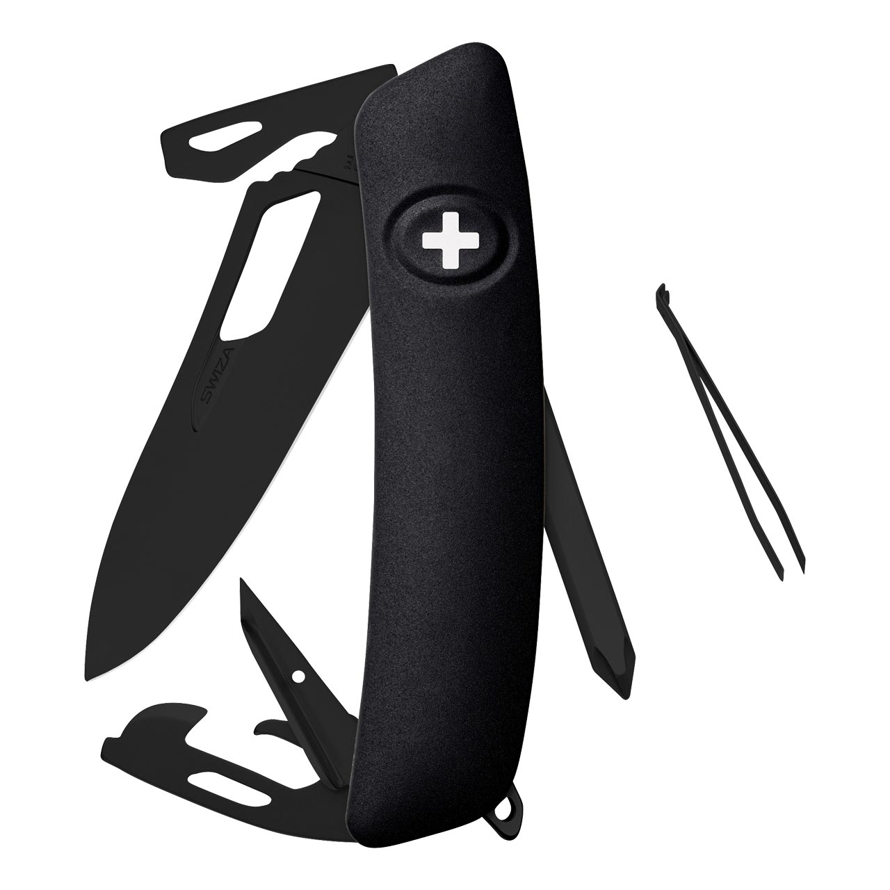 Einhandmesser SH04 ALL BLACK