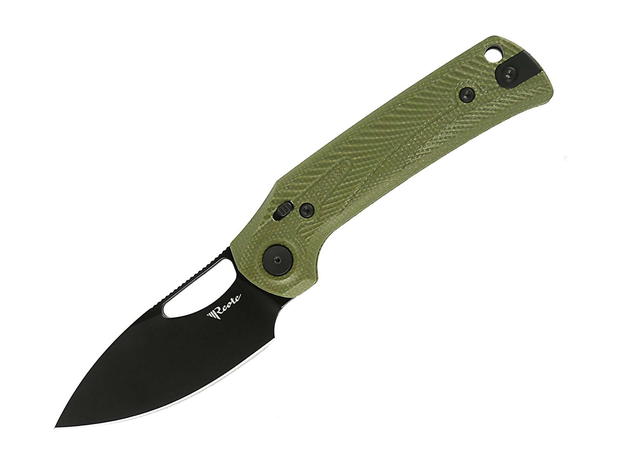 PL-XE Green Micarta Black Blade PL-XE Green Micarta Black Blade