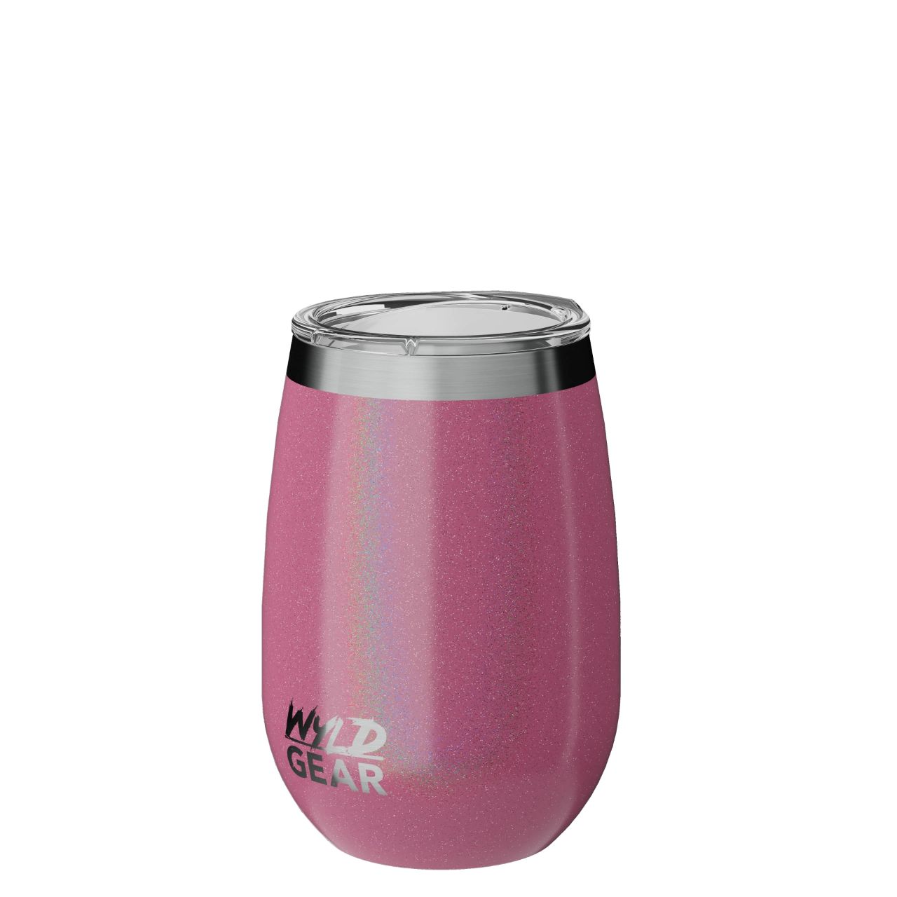 WYLD WINE 12 OZ (354 ml), 2 Deckel, pink rainbow