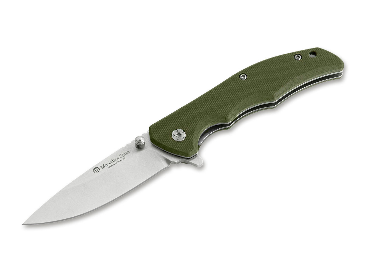 Sport Knife Droppoint G10 Green