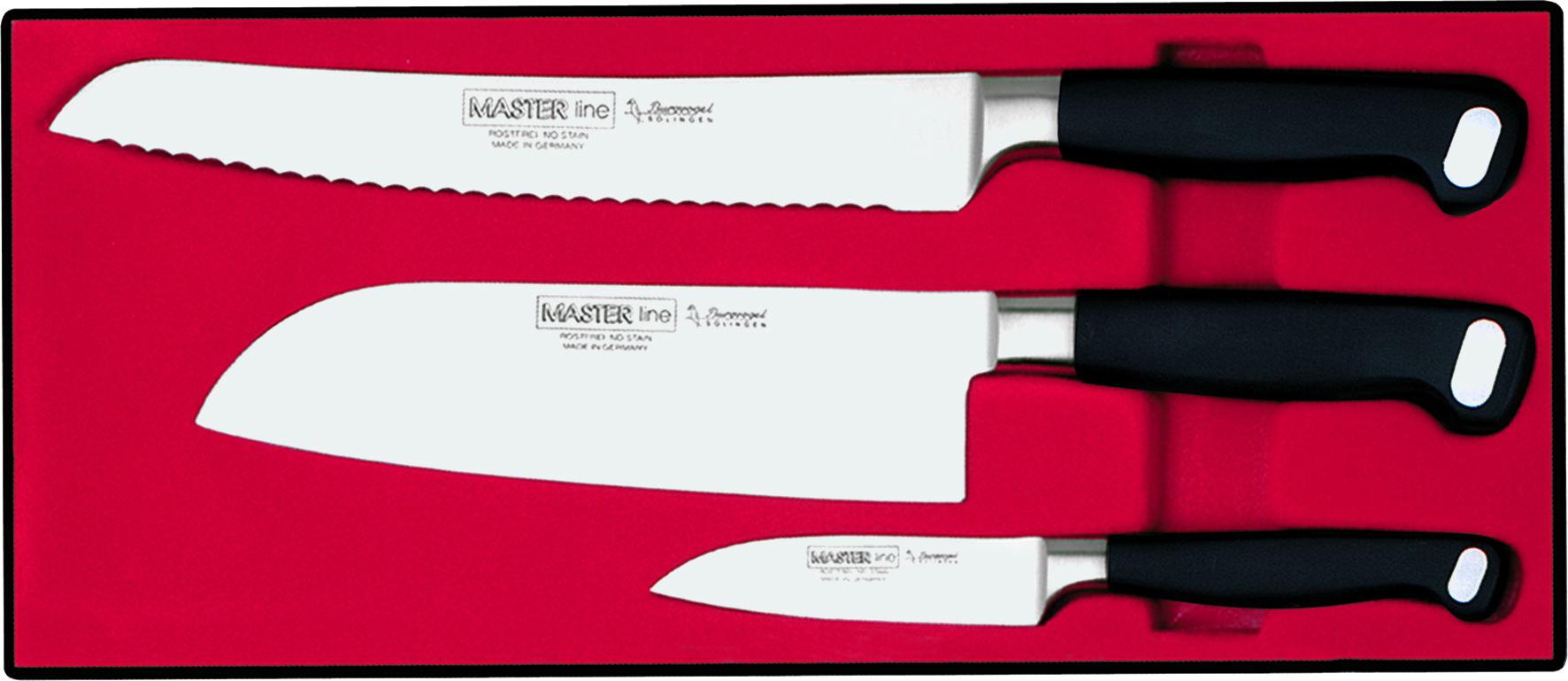 MASTER line - Messerset 3 teilig
