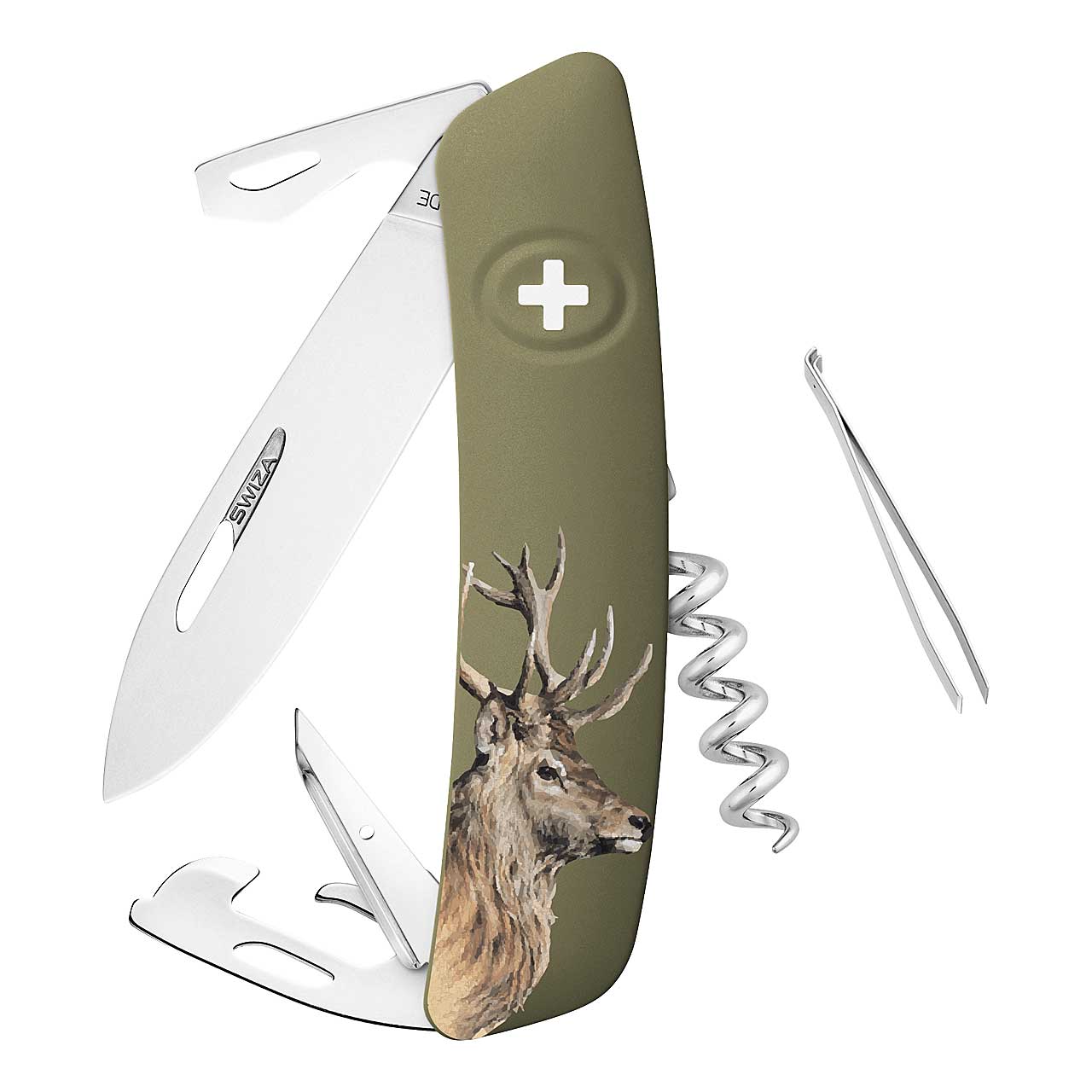 Taschenmesser D05 Hirschmotiv