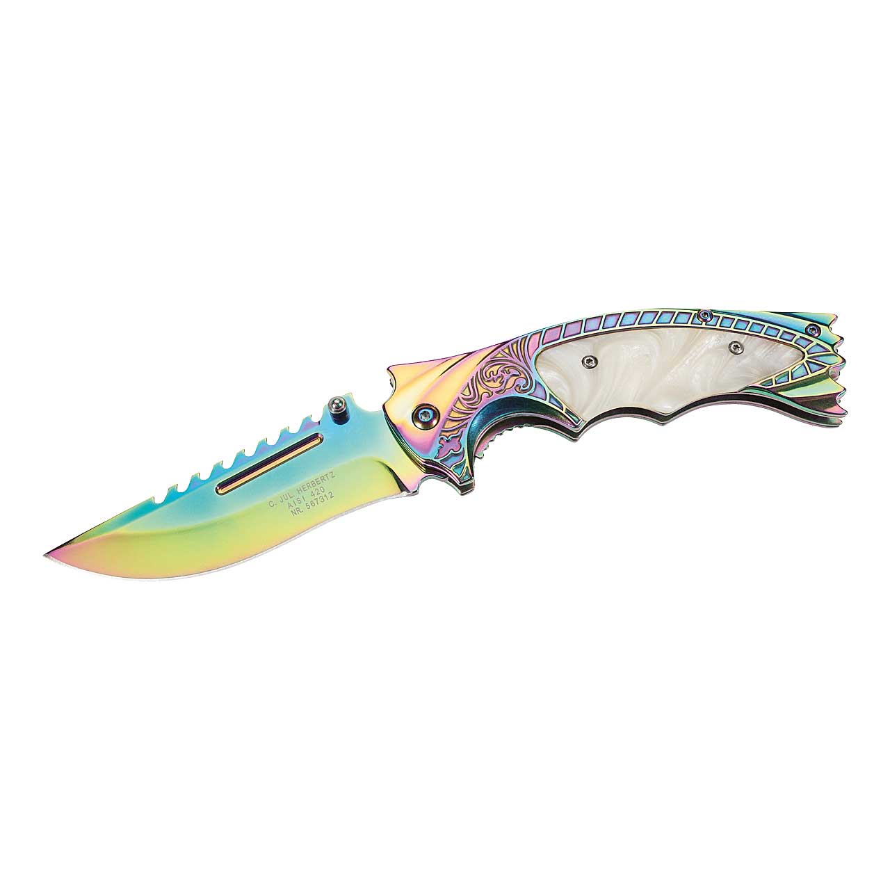 Einhandmesser Rainbow