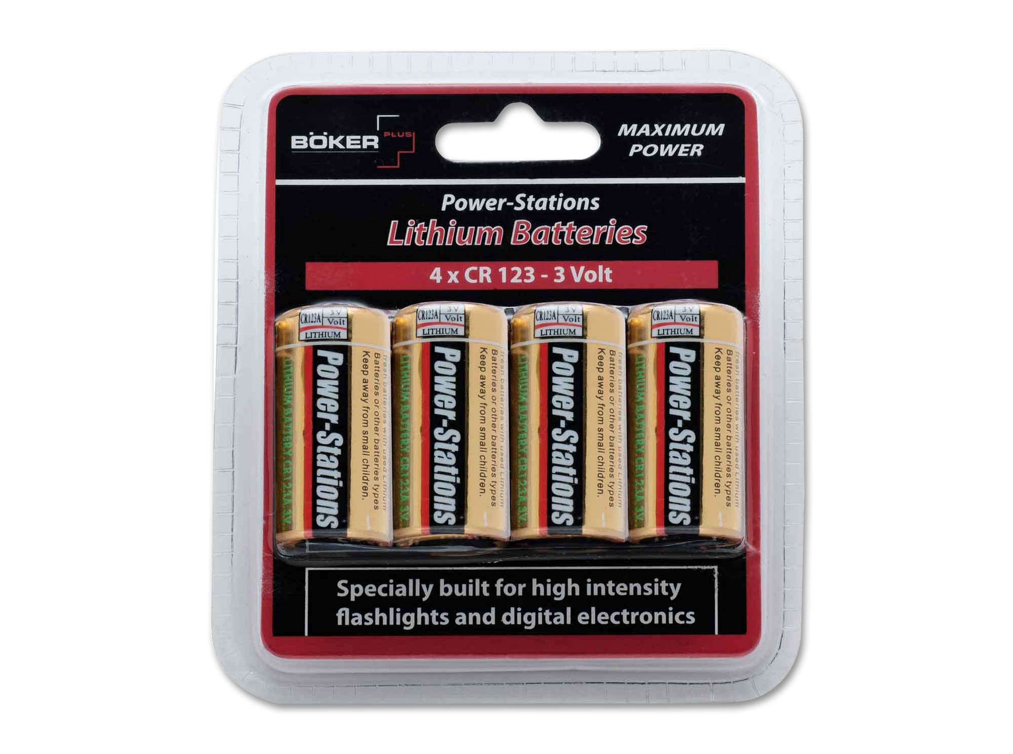 Batterie-Set 4  x CR123