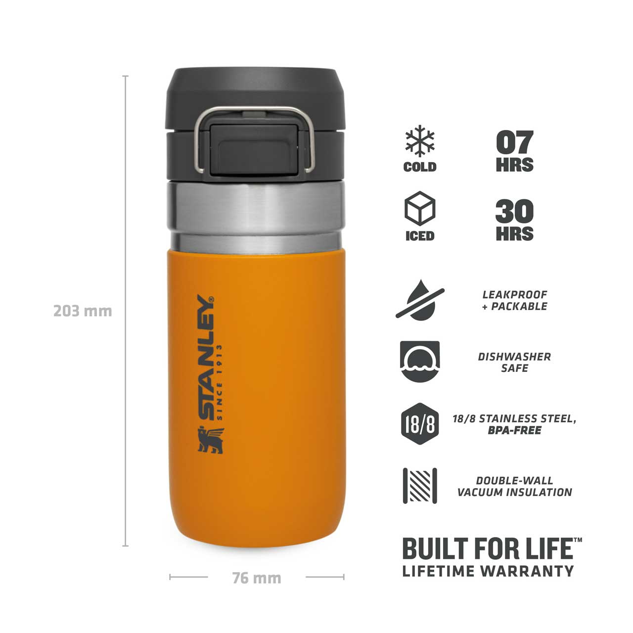 Quick Flip Water Bottle 0.47l