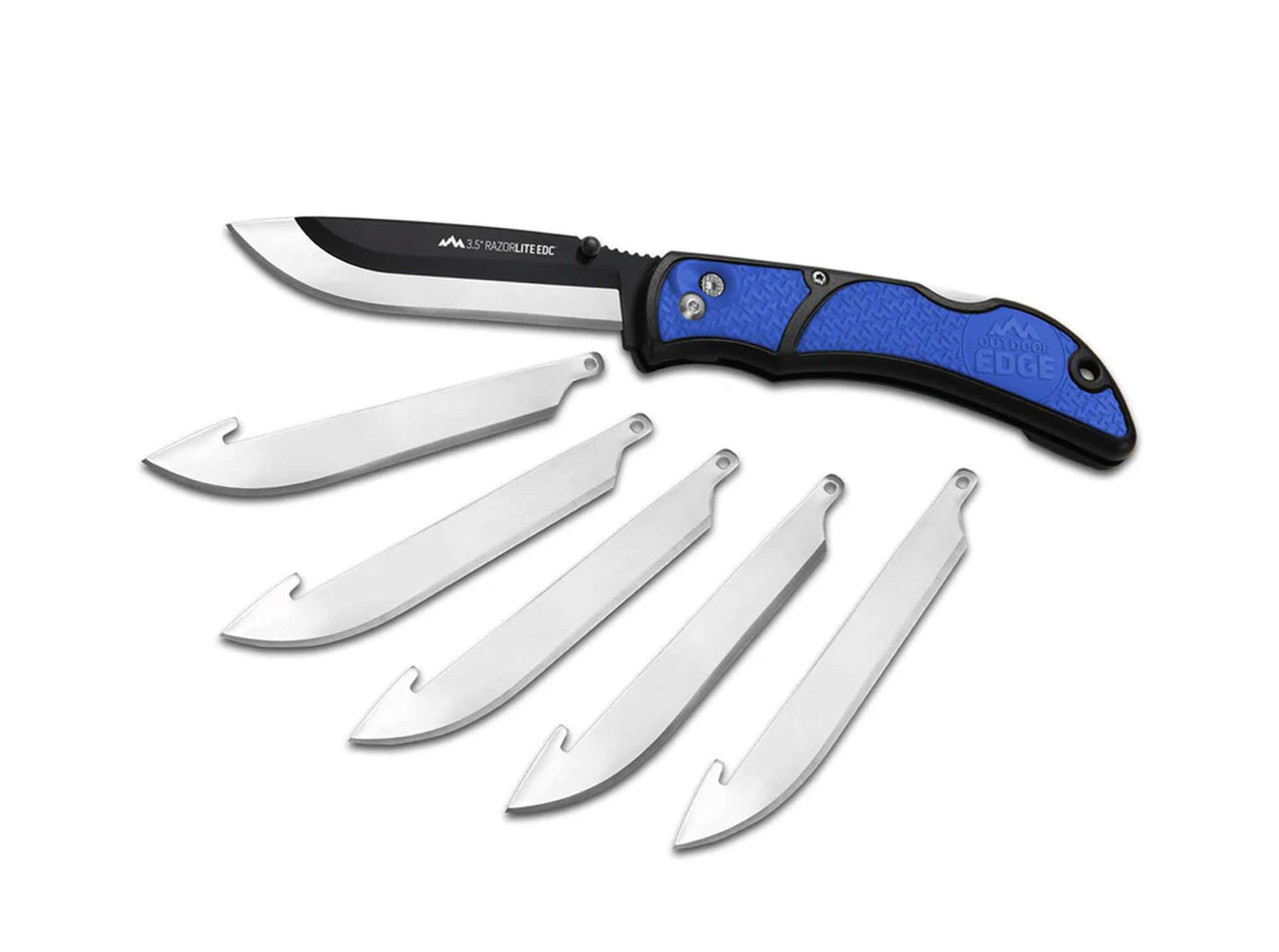 3.5"e; RazorEDC Lite Blue Clam 3.5"e; RazorEDC Lite Blue Clam