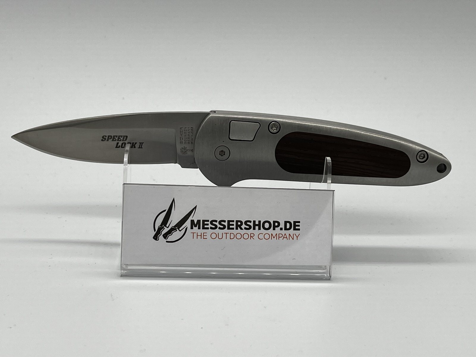 Springmesser Speedlock II mit Cocobolo Einlagen