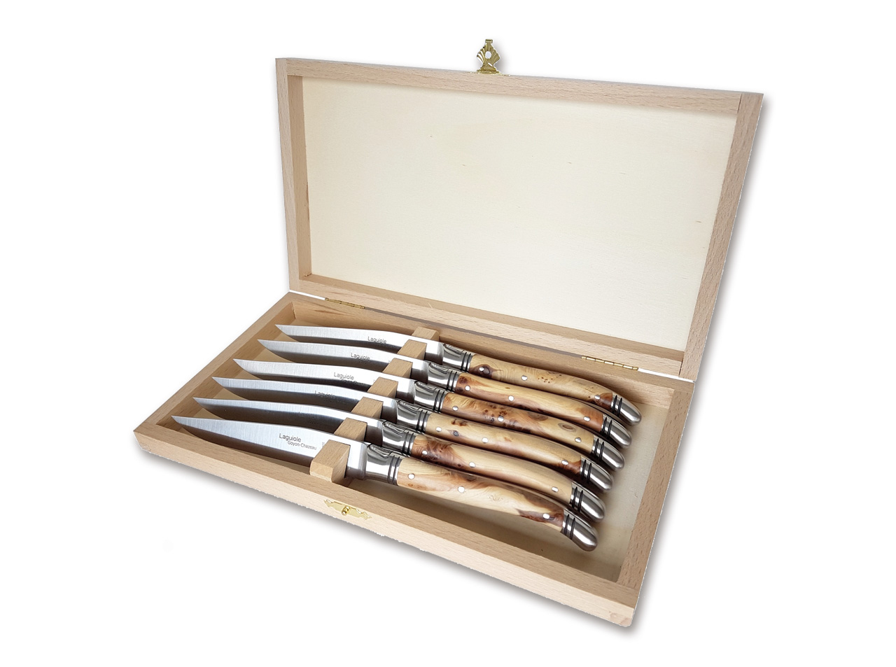 Laguiole Steakmesser Set Wacholder