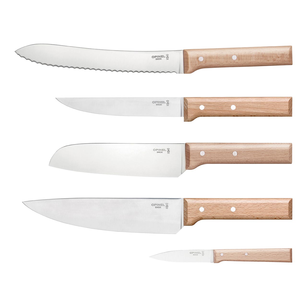 Messerblock PARALLELE BREAD mit 5 Messern