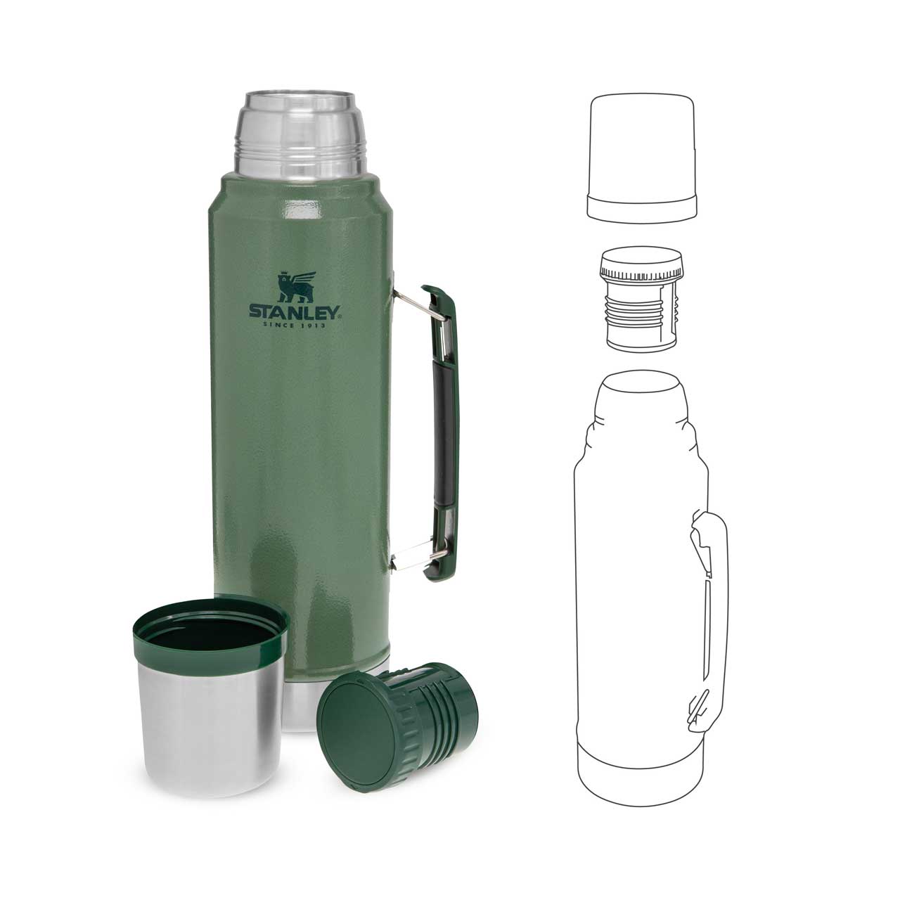 CLASSIC VAKUUM-FLASCHE 1,0 l