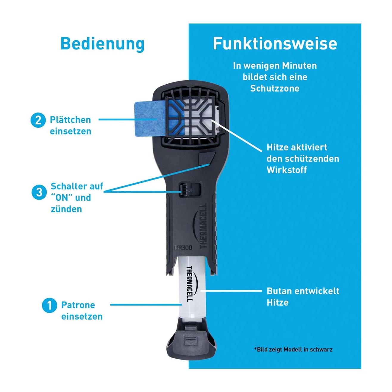 MR300W Mückenabwehr Handgerät - weiß