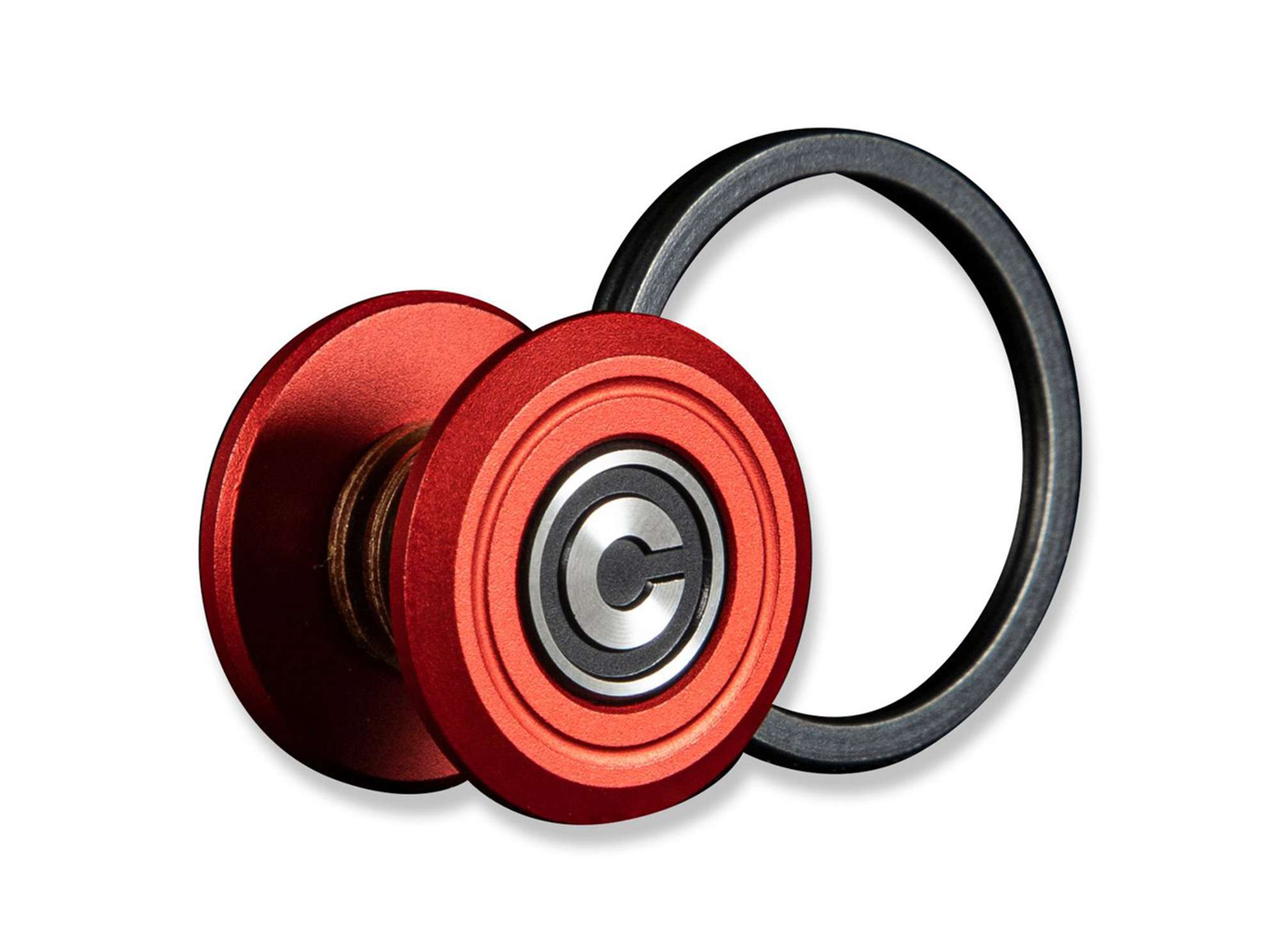 Key Coin Pocket Key Organizer Aluminum Red Key Coin Pocket Key Organizer Aluminum Red