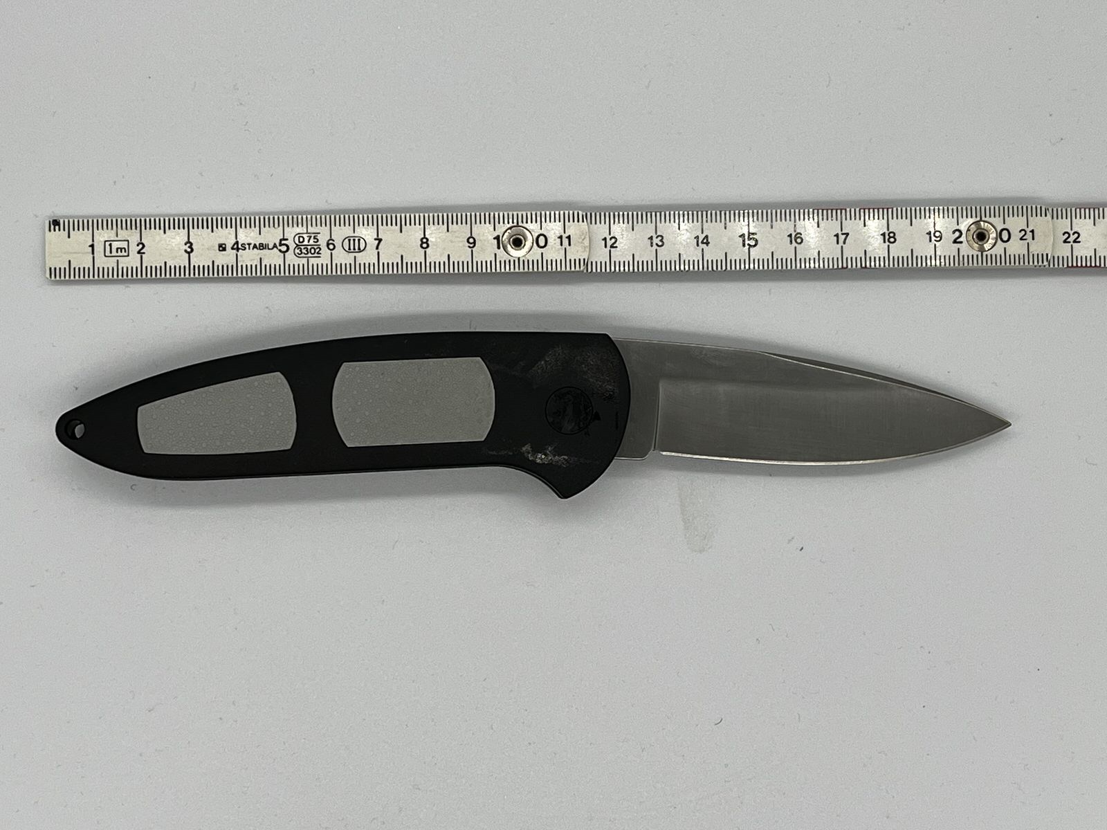 Springmesser Speedlock I schwarz/grau mit Cordura Etui