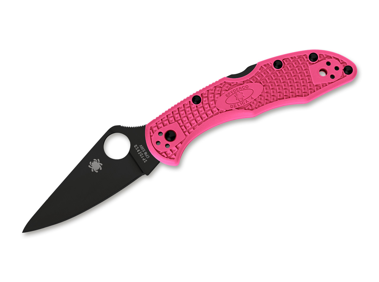 Delica Pink Heels Black Blade