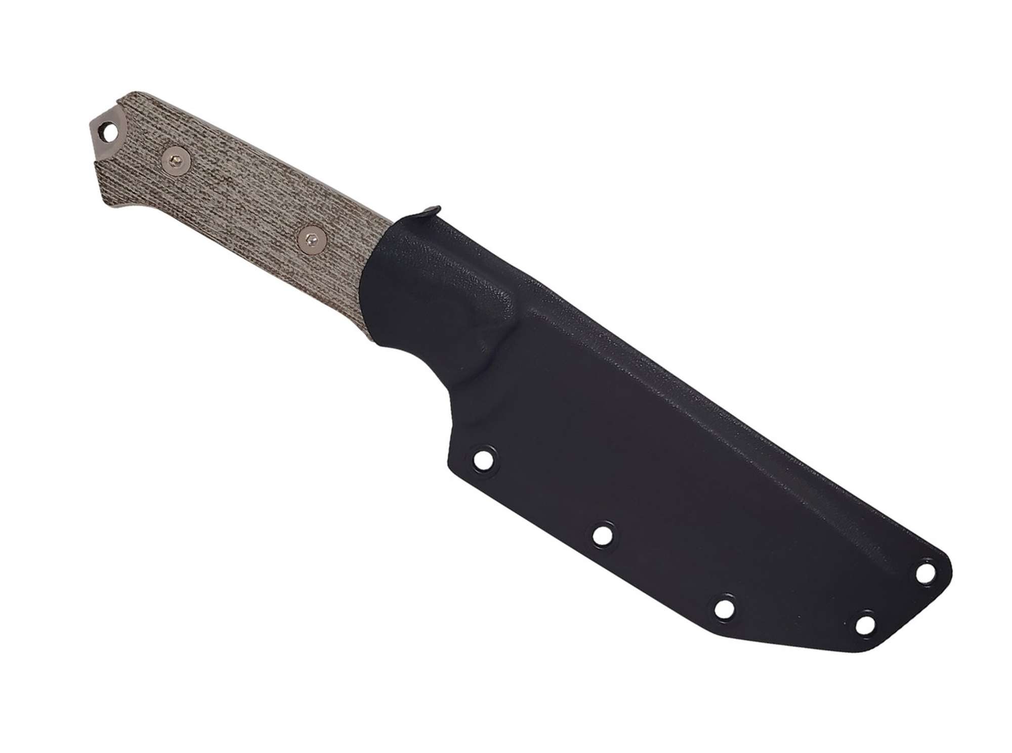 Base Camp Niolox Green Canvas Micarta