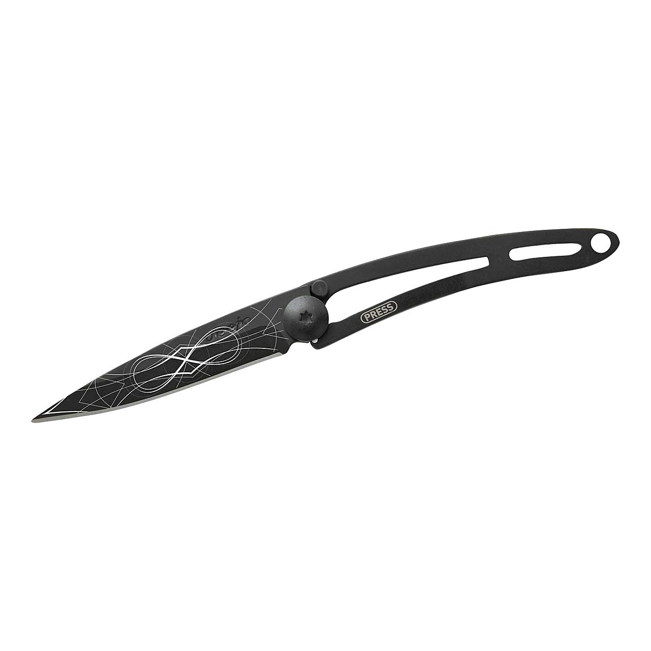 Taschenmesser NAKED 15g Tattoo black INFINITY