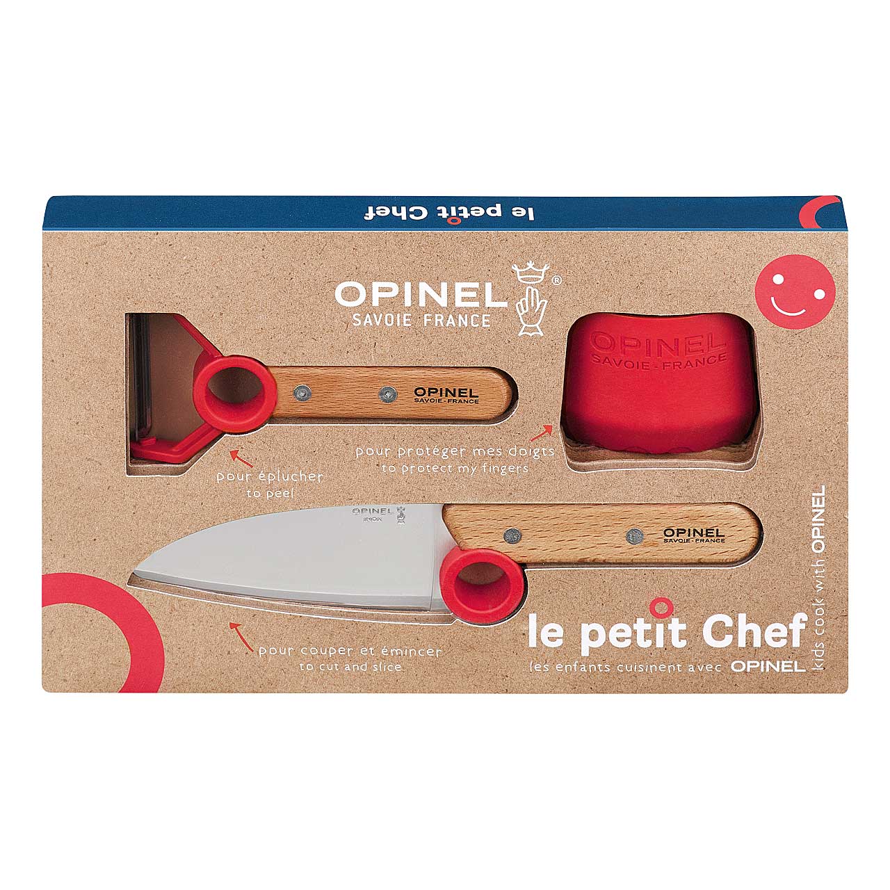Le Petit Chef Kinder Küchenmesser-Set, 3-teilig Le Petit Chef Kinder Küchenmesser-Set, 3-teilig