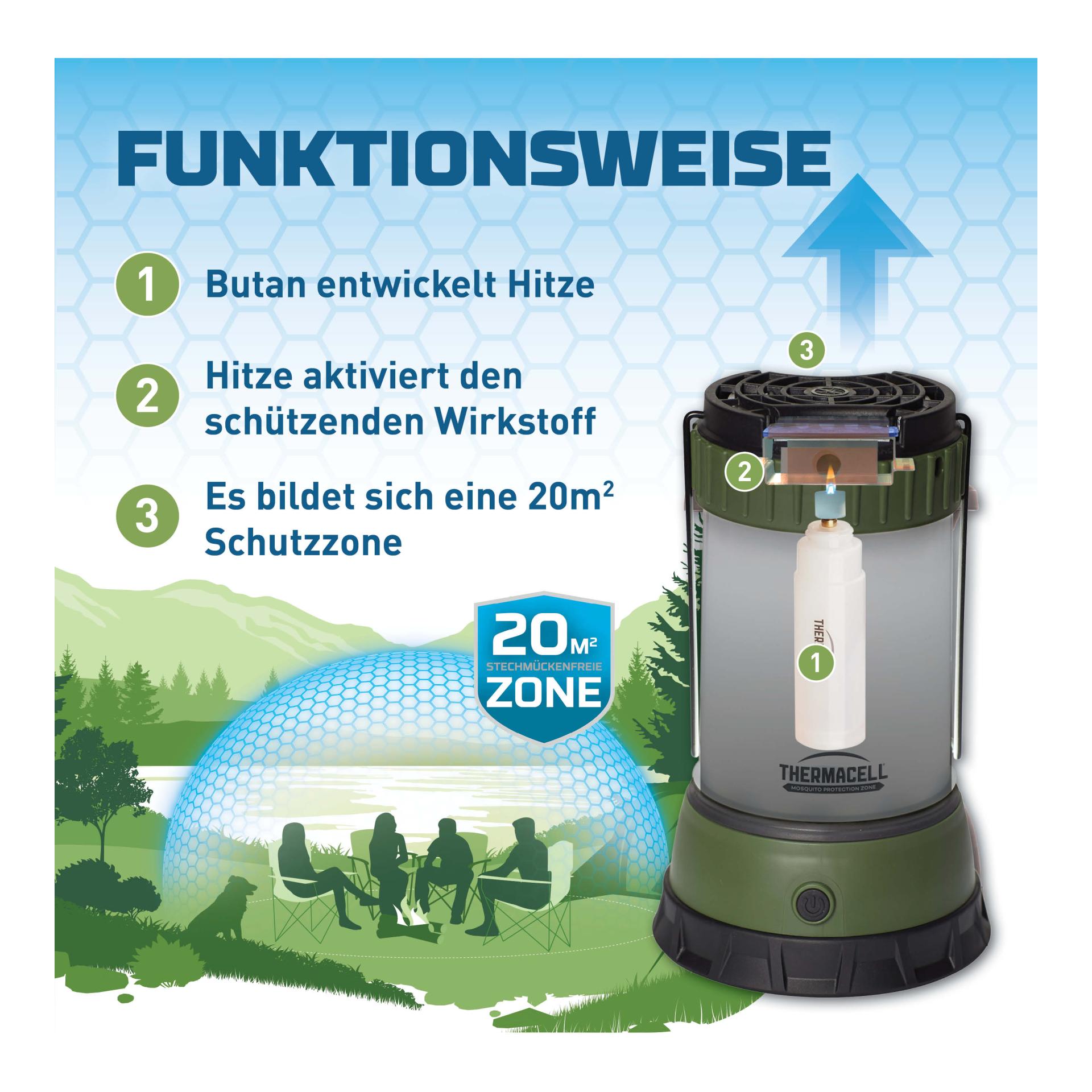MR-CLE Mückenabwehr Laterne