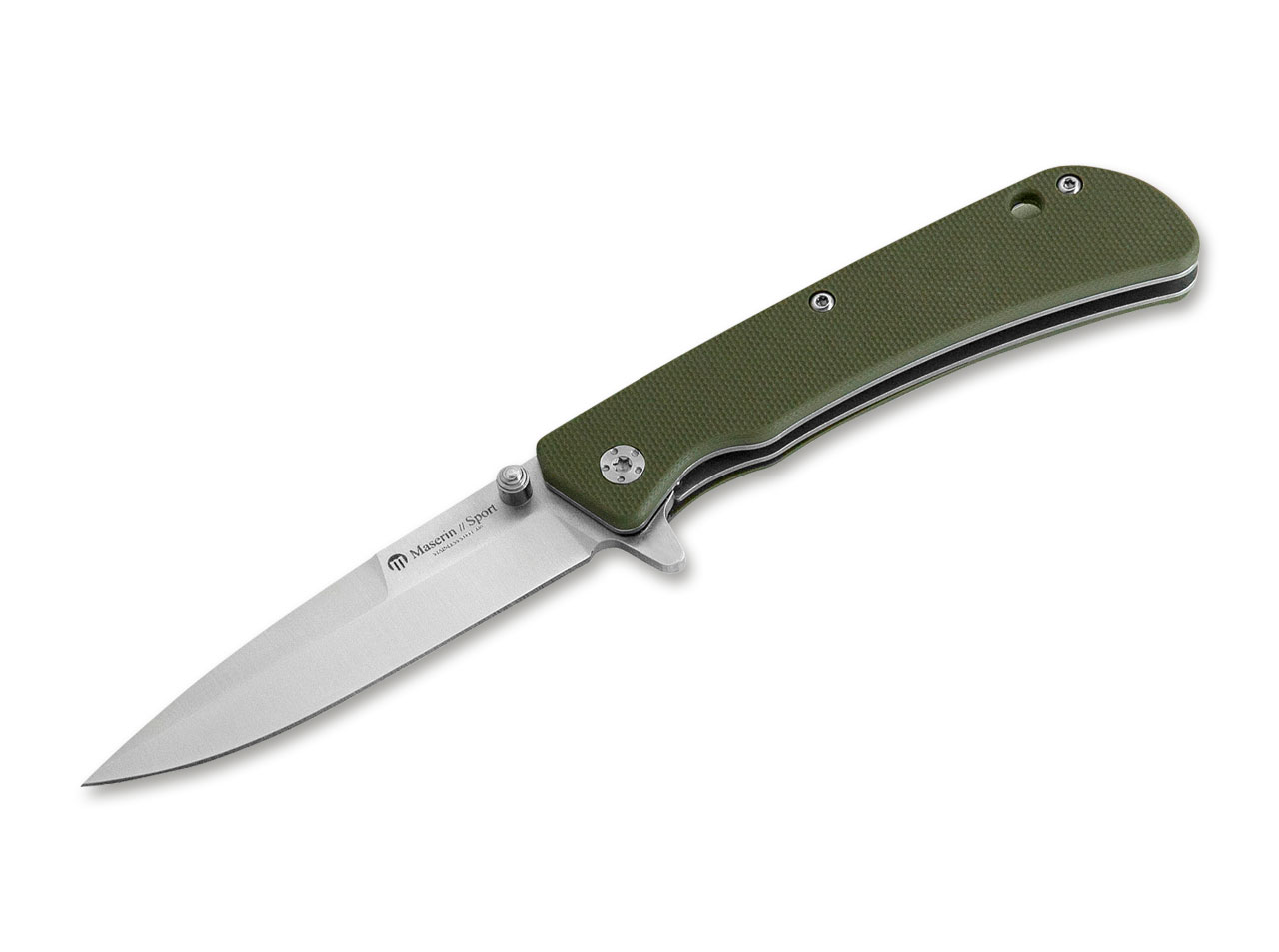 Sport Knife Spearpoint Slim G10 Green